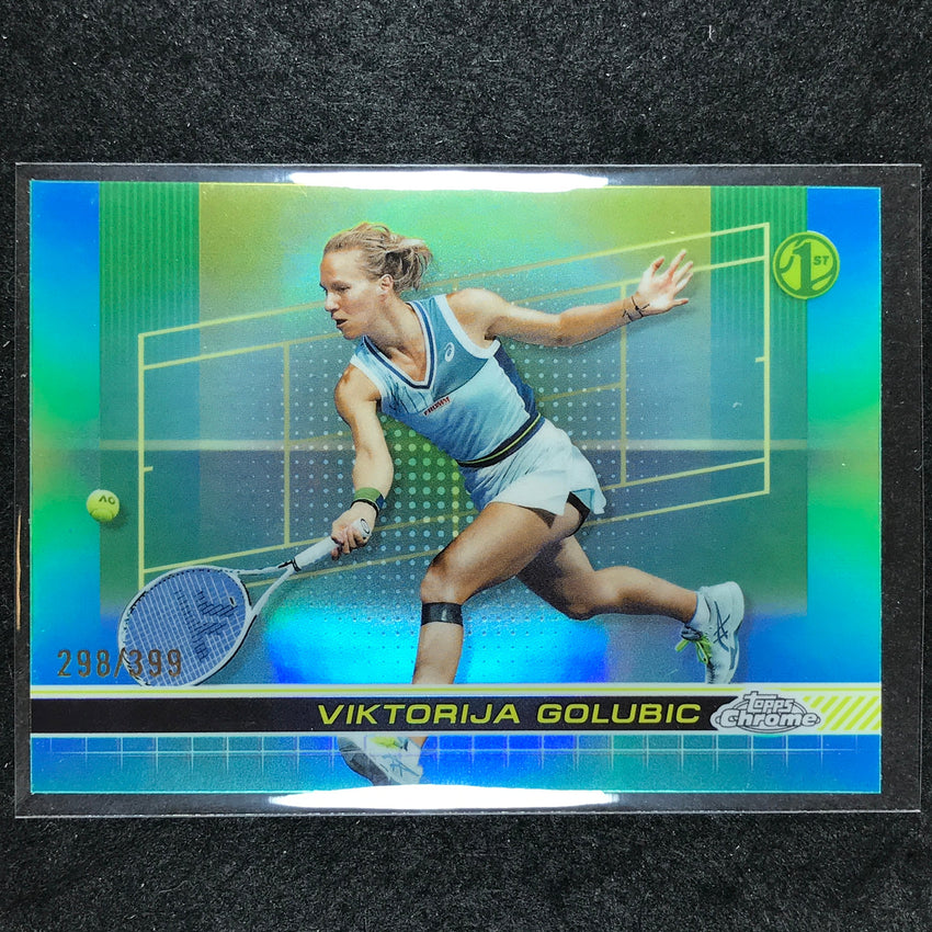 2024 Topps Chrome Tennis VIKTORIJA GOLUBIC Base Aqua /399 #4