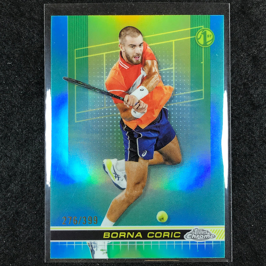 2024 Topps Chrome Tennis BORNA CORIC Base Aqua /399 #9