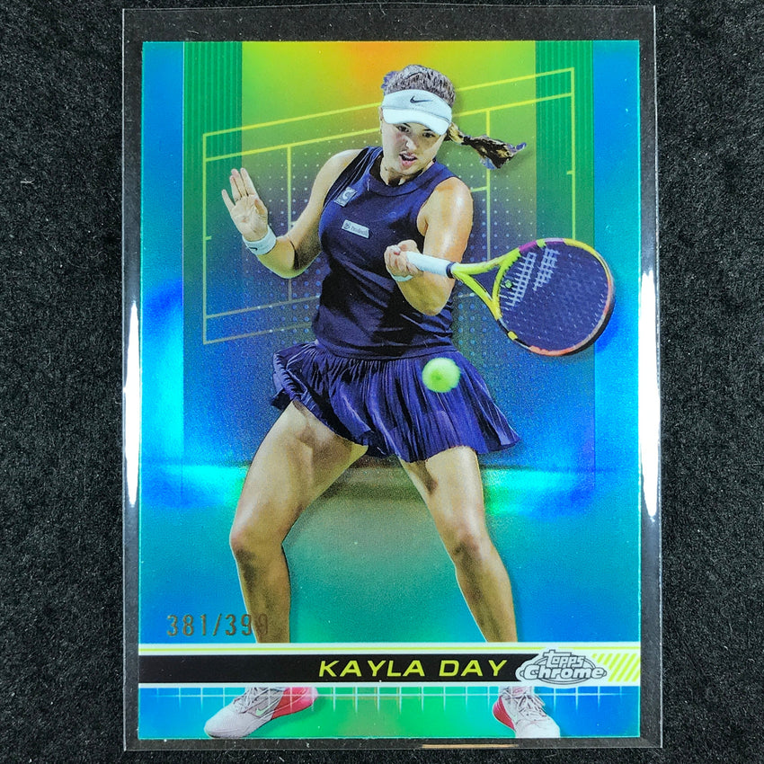 2024 Topps Chrome Tennis KAYLA DAY Base Aqua /399 #17