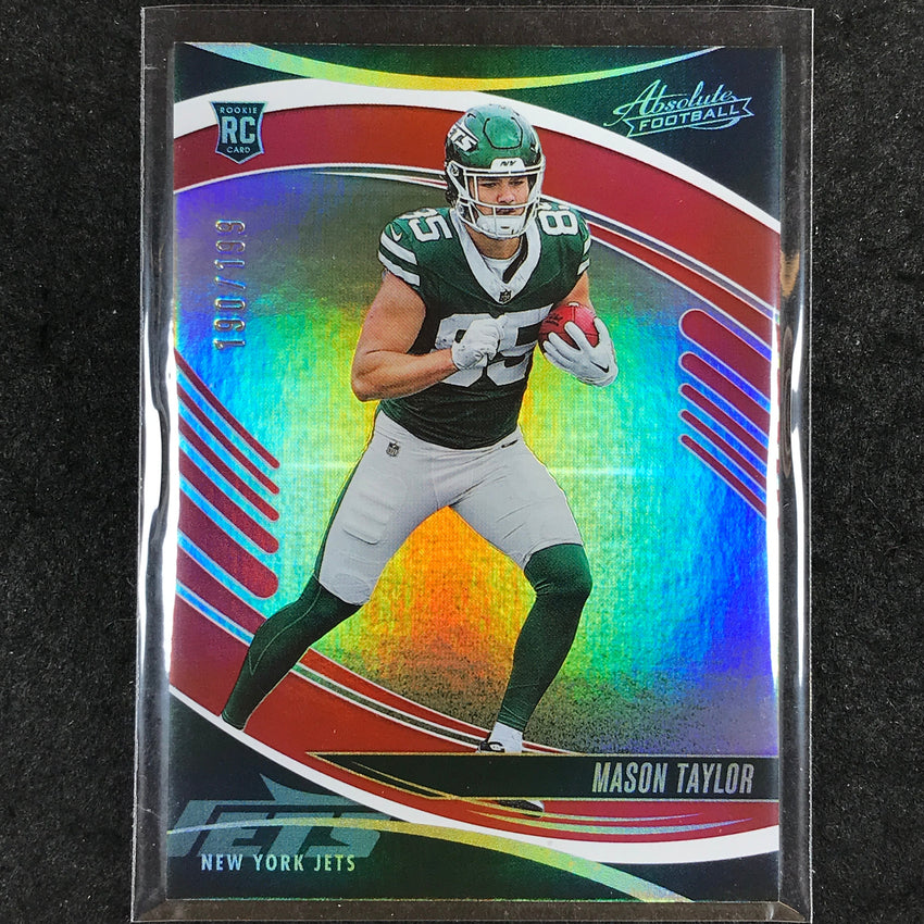 2025 Absolute Football MASON TAYLOR Rookie Base Red Spectrum /199 #157