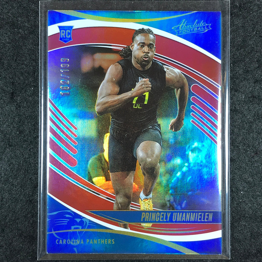 2025 Absolute Football PRINCELY UMANMIELEN Rookie Base Red Spectrum /199 #169