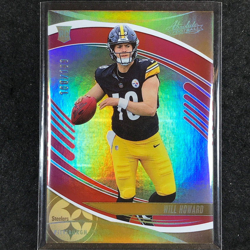 2025 Absolute Football WILL HOWARD Rookie Base Red Spectrum /199 #197