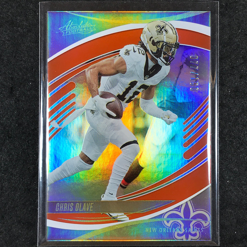 2025 Absolute Football CHRIS OLAVE Base Orange Spectrum /150 #4