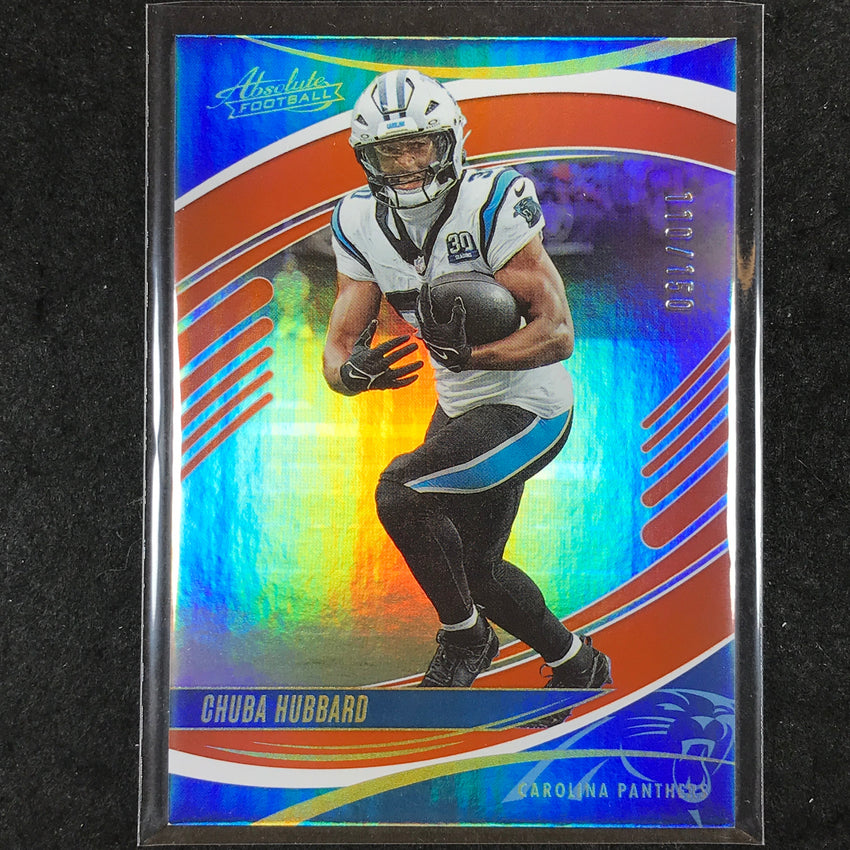 2025 Absolute Football CHUBA HUBBARD Base Orange Spectrum /150 #15