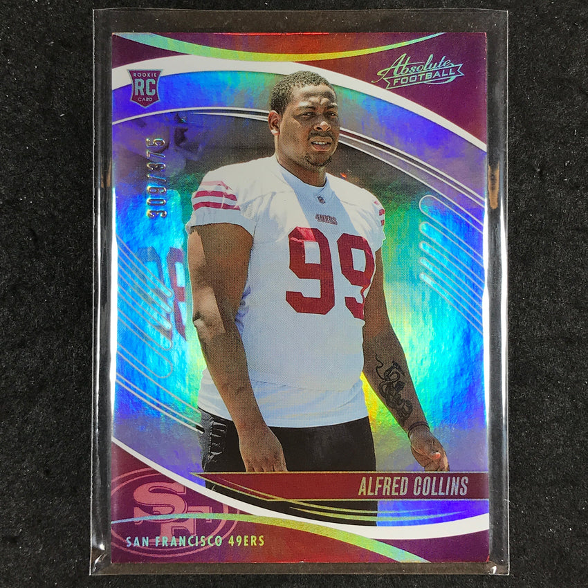 2025 Absolute Football ALFRED COLLINS Rookie Base Silver Spectrum /375 #102