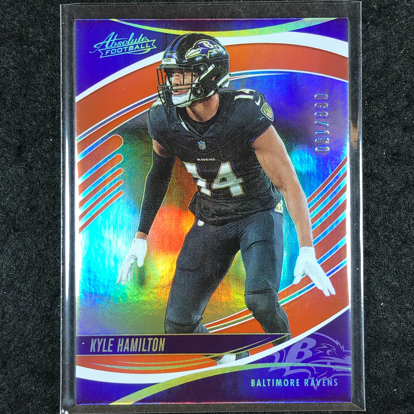 2025 Absolute Football KYLE HAMILTON Base Orange Spectrum /150 #28