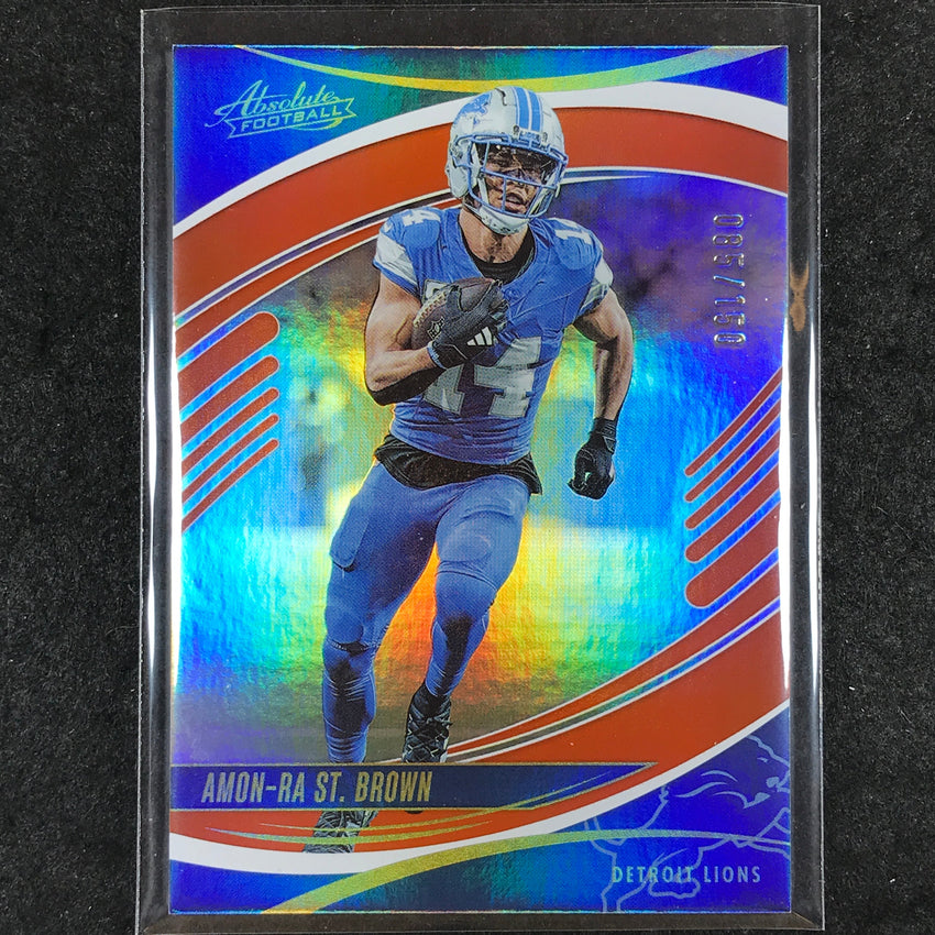 2025 Absolute Football AMON-RA ST. BROWN Base Orange Spectrum /150 #45