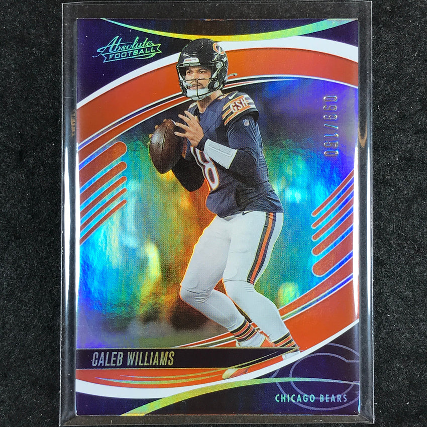 2025 Absolute Football CALEB WILLIAMS Base Orange Spectrum /150 #60
