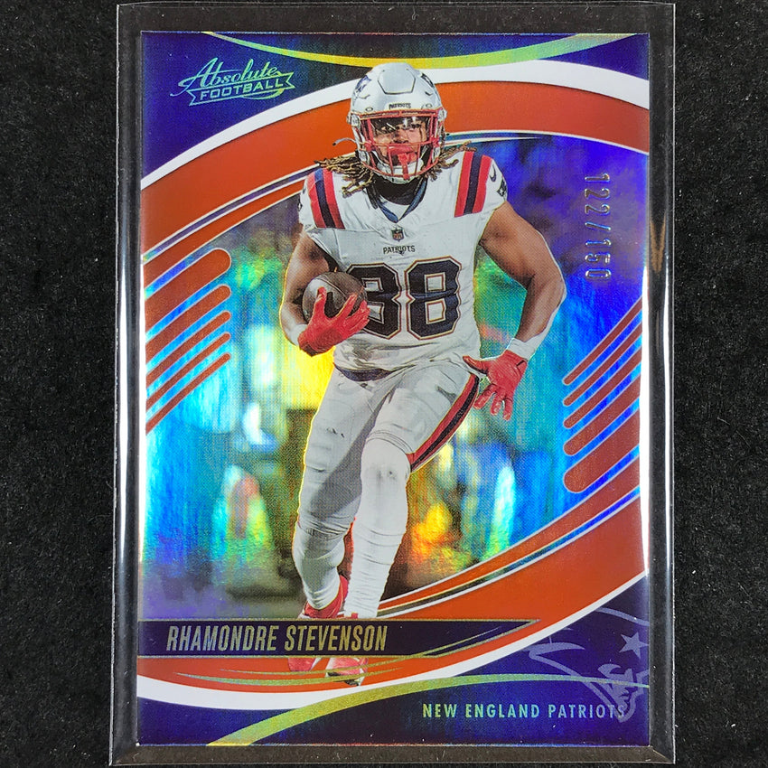 2025 Absolute Football RHAMONDRE STEVENSON Base Orange Spectrum /150 #64