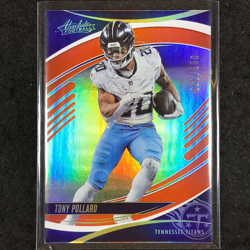 2025 Absolute Football TONY POLLARD Base Orange Spectrum /150 #89