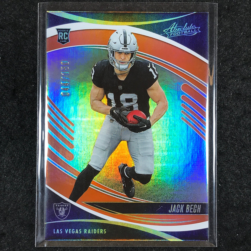 2025 Absolute Football JACK BECH Rookie Base Orange Spectrum /150 #128