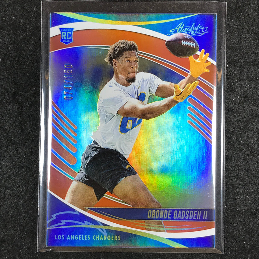 2025 Absolute Football ORONDE GADSDEN II Rookie Base Orange Spectrum /150 #167