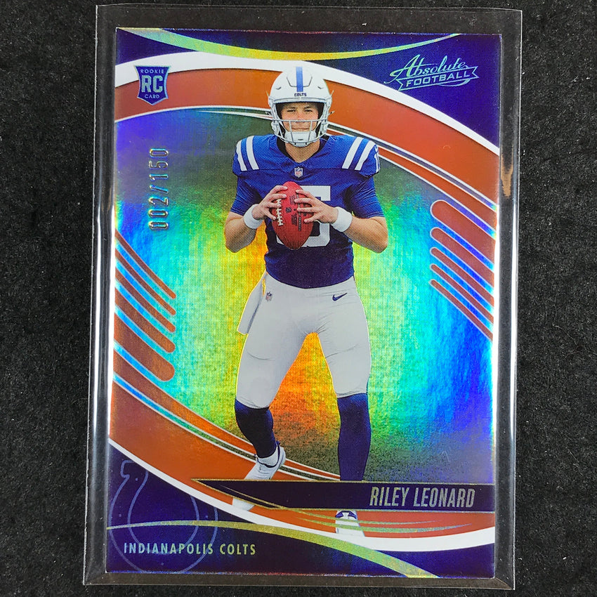 2025 Absolute Football RILEY LEONARD Rookie Base Orange Spectrum /150 #172
