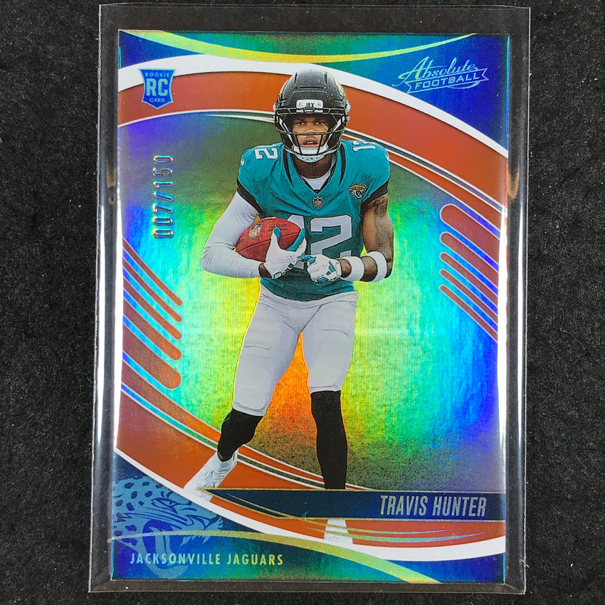 2025 Absolute Football TRAVIS HUNTER Rookie Base Orange Spectrum /150 #186