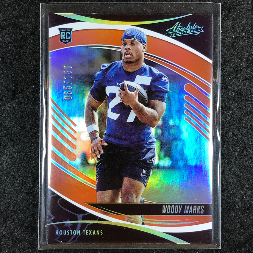 2025 Absolute Football WOODY MARKS Rookie Base Orange Spectrum /150 #199
