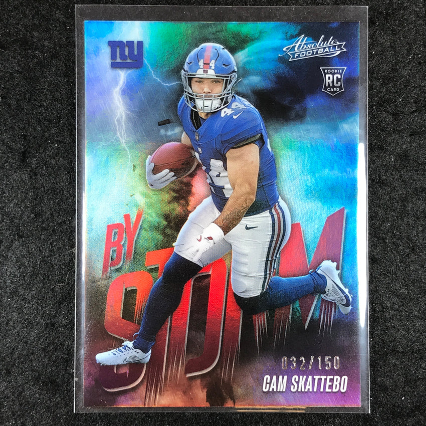 2025 Absolute Football CAM SKATTEBO By Storm Rookie Red /150 #2