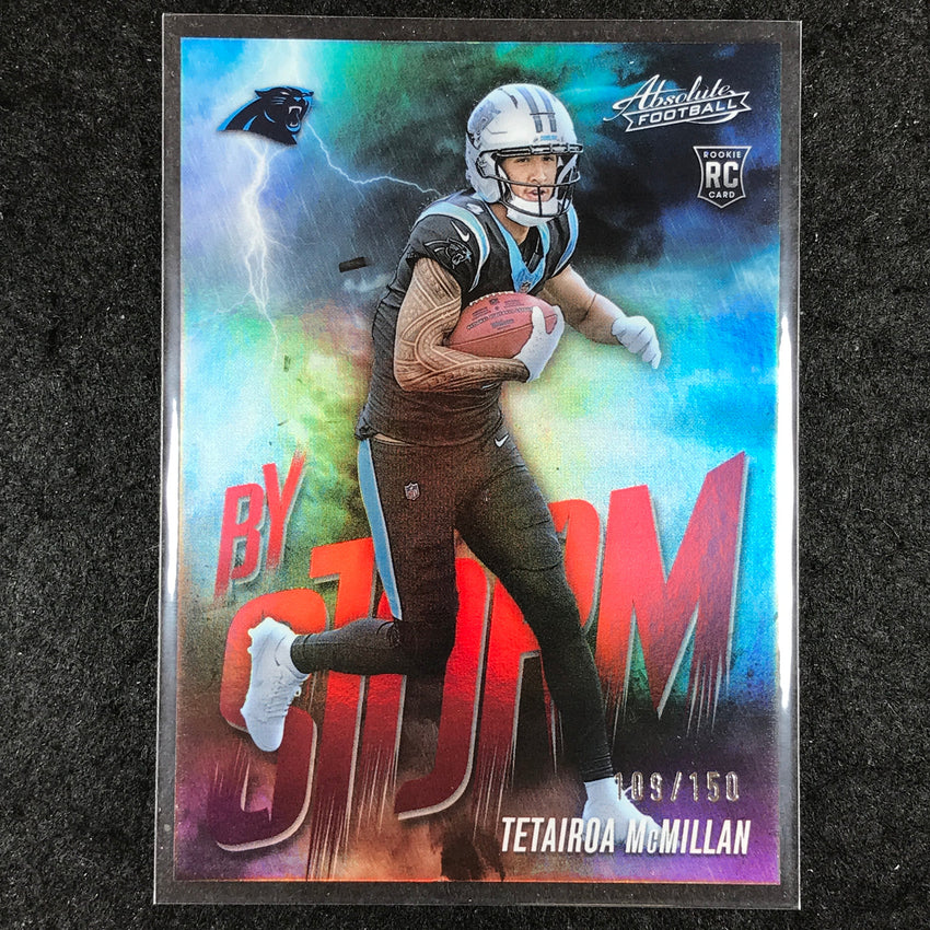 2025 Absolute Football TETAIROA MCMILLAN By Storm Rookie Red /150 #16
