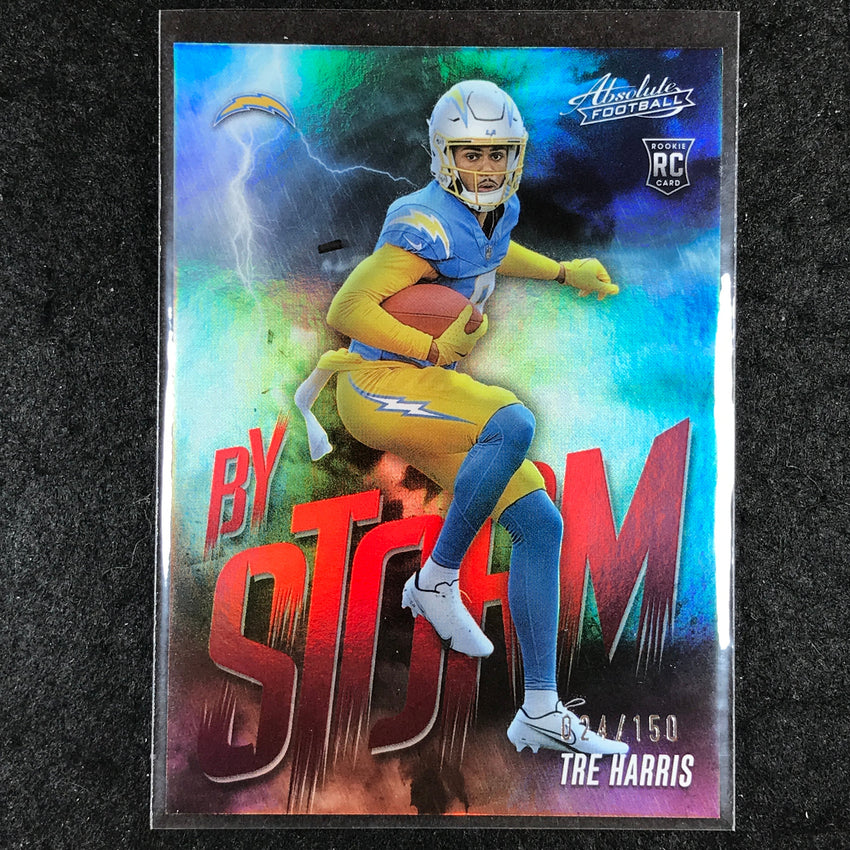 2025 Absolute Football TRE HARRIS By Storm Rookie Red /150 #18