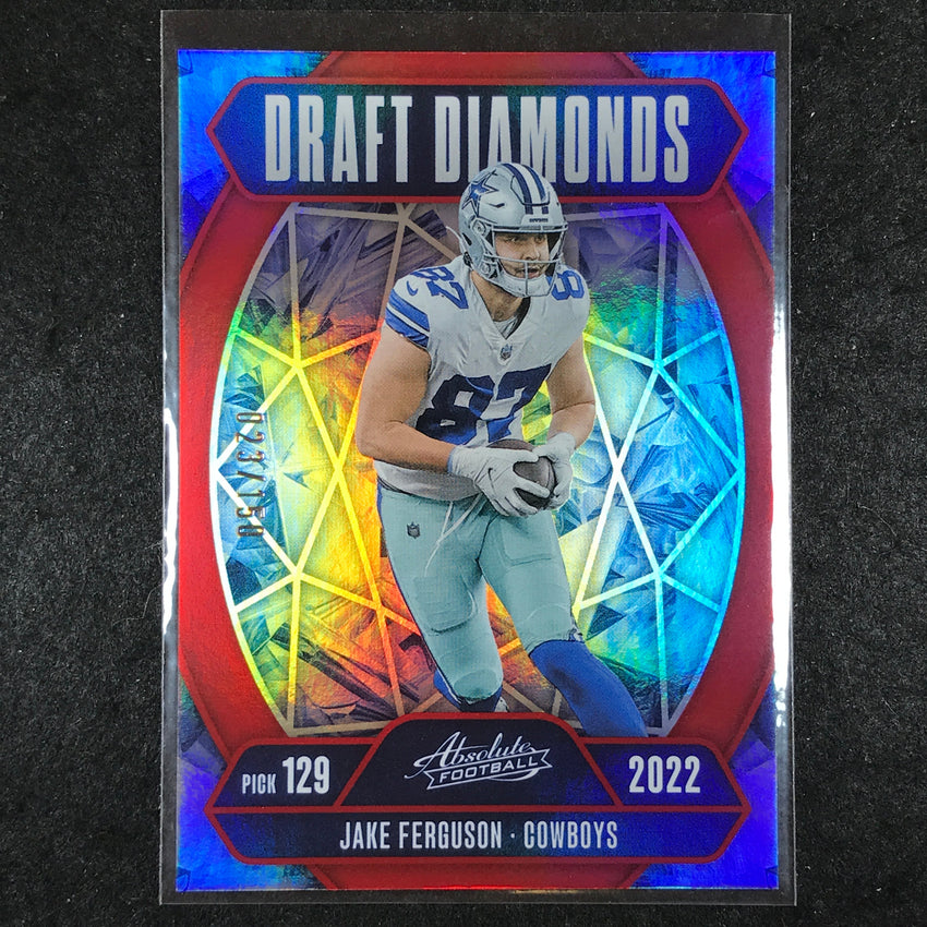 2025 Absolute Football JAKE FERGUSON Draft Diamonds Red /150 #JFN