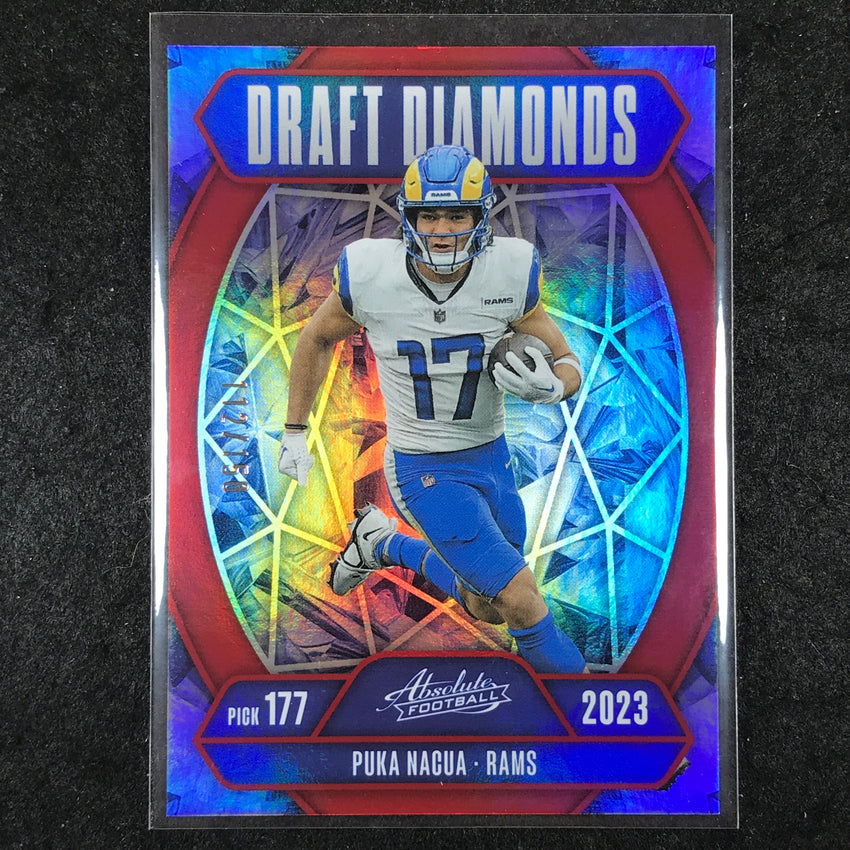 2025 Absolute Football PUKA NACUA Draft Diamonds Red /150 #PNA
