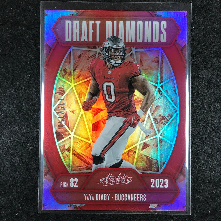 2025 Absolute Football YAYA DIABY Draft Diamonds Red /150 #YDY