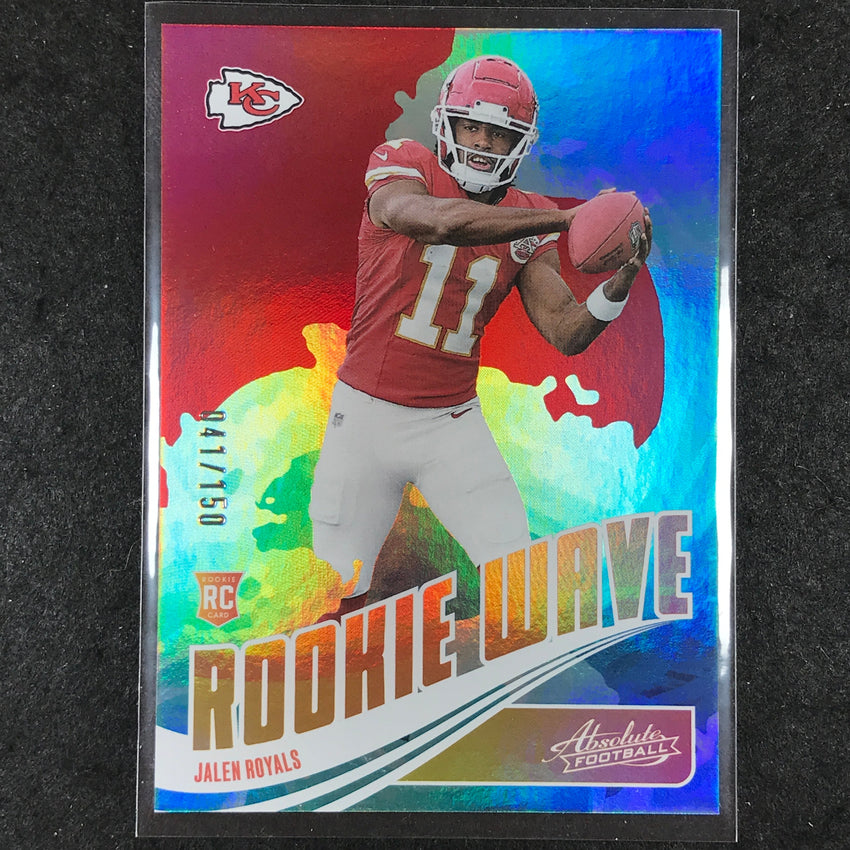 2025 Absolute Football JALEN ROYALS Rookie Wave Red /150 #JRS