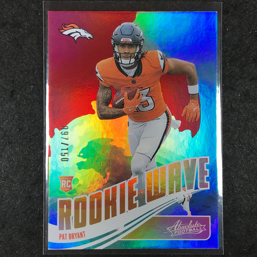 2025 Absolute Football PAT BRYANT Rookie Wave Red /150 #PBT