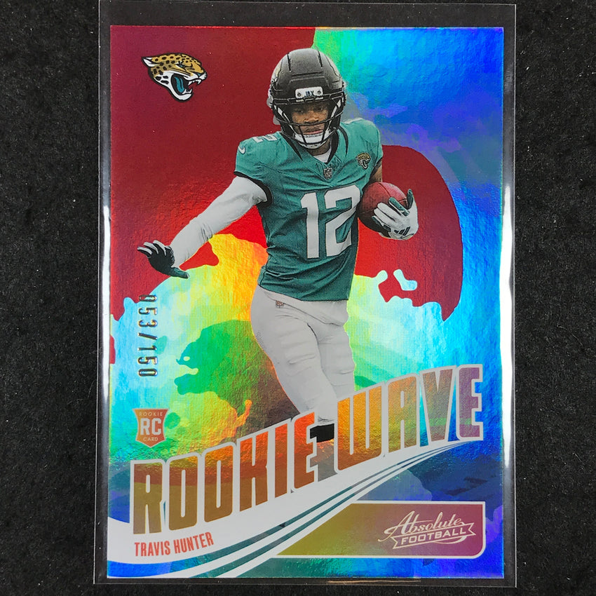 2025 Absolute Football TRAVIS HUNTER Rookie Wave Red /150 #THR