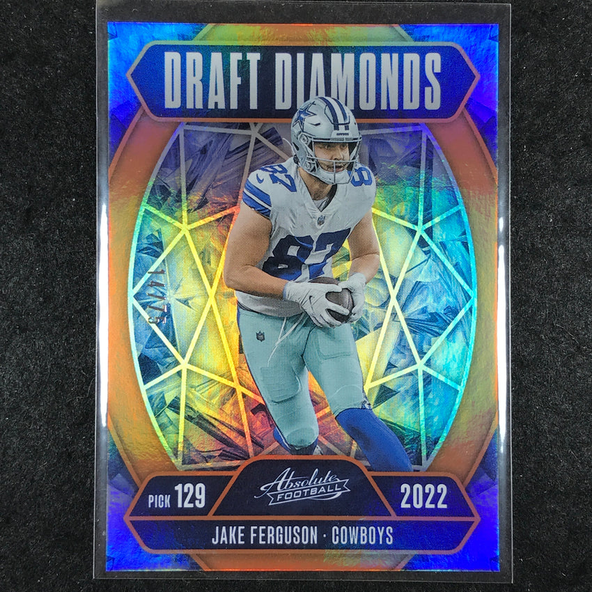 2025 Absolute Football JAKE FERGUSON Draft Diamonds Orange 14/75 #JFN