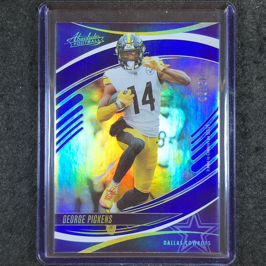 2025 Absolute Football GEORGE PICKENS Base Blue Spectrum 45/50 #19