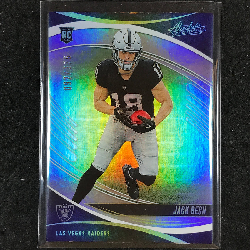 2025 Absolute Football JACK BECH Rookie Base Silver Spectrum /375 #128