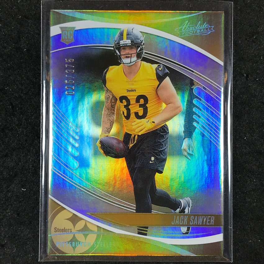 2025 Absolute Football JACK SAWYER Rookie Base Silver Spectrum /375 #130