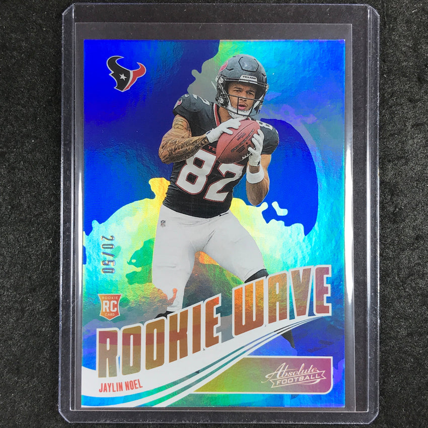 2025 Absolute Football JAYLIN NOEL Rookie Wave Blue 20/50 #JNL