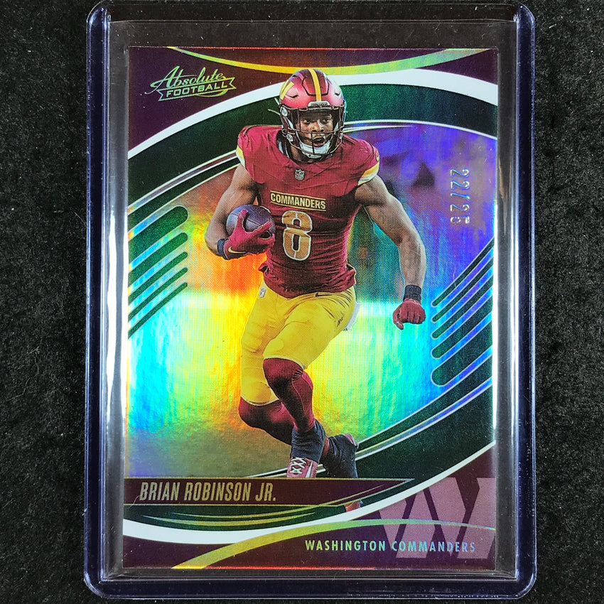 2025 Absolute Football BRIAN ROBINSON JR. Base Green Spectrum 22/25 #23