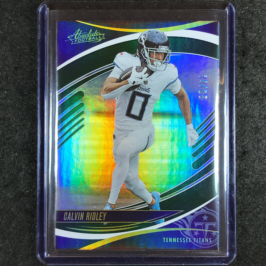 2025 Absolute Football CALVIN RIDLEY Base Green Spectrum 14/25 #52