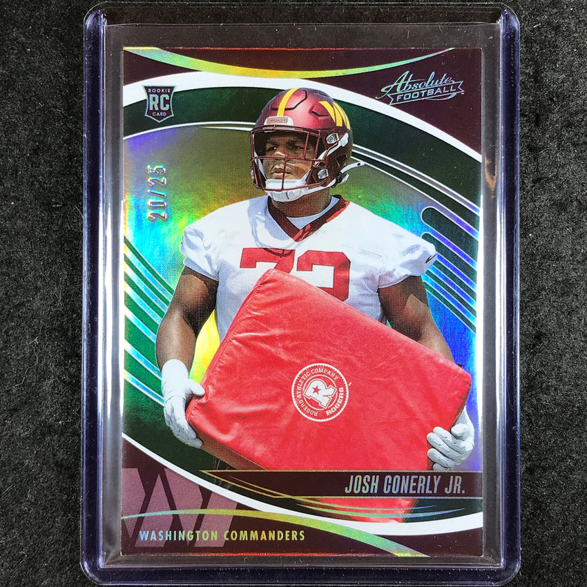 2025 Absolute Football JOSH CONERLY JR. Rookie Base Green Spectrum 20/25 #145