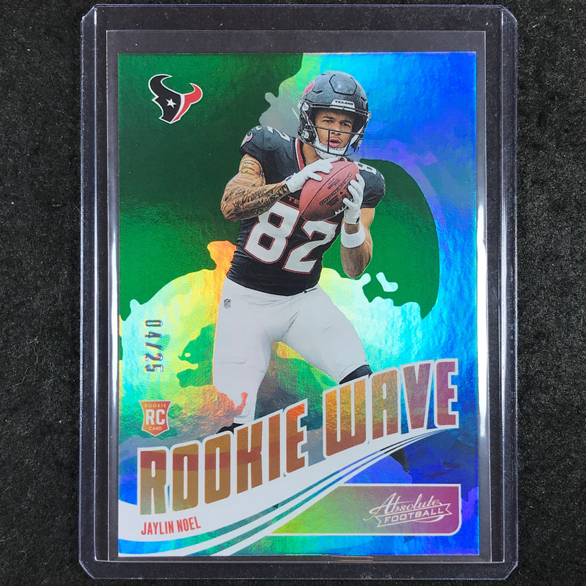 2025 Absolute Football JAYLIN NOEL Rookie Wave Green 4/25 #JNL