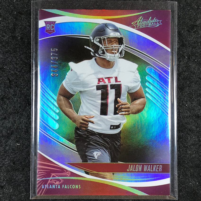 2025 Absolute Football JALON WALKER Rookie Base Silver Spectrum /375 #134