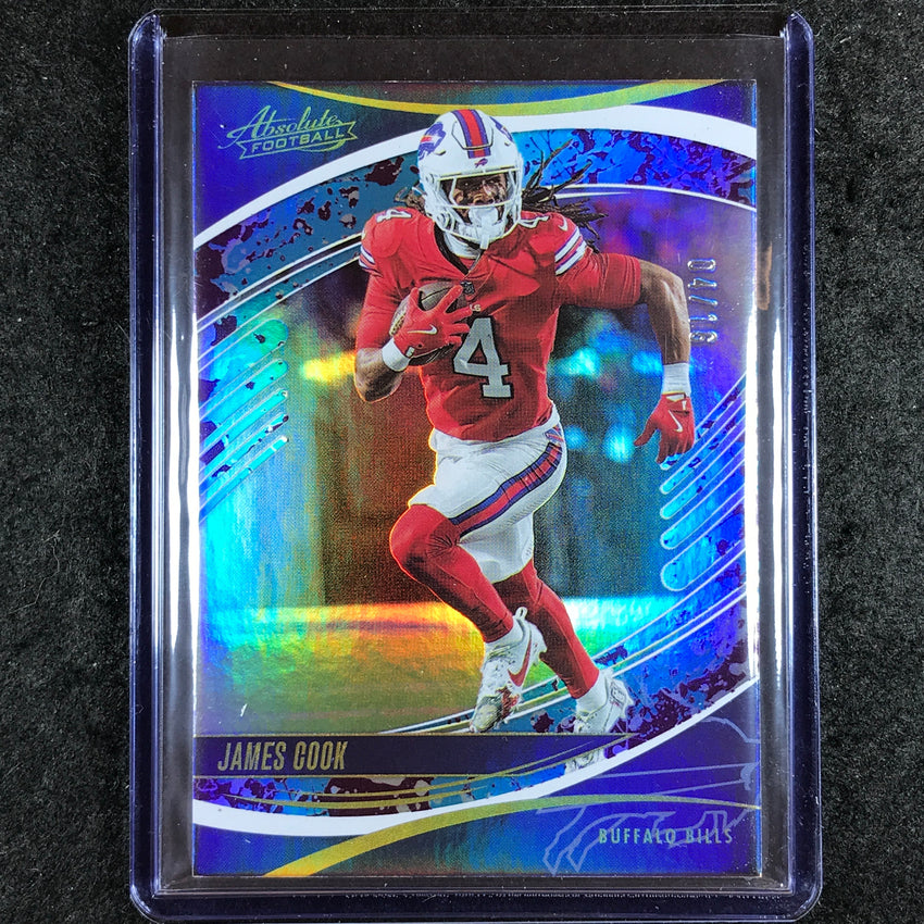 2025 Absolute Football JAMES COOK Base Splash 4/16 #76