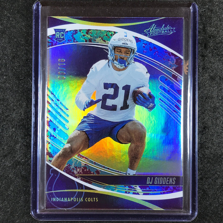2025 Absolute Football DJ GIDDENS Rookie Base Splash 9/16 #118