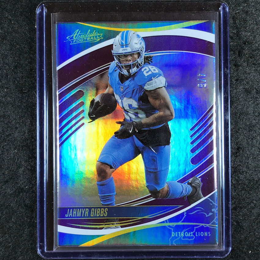 2025 Absolute Football JAHMYR GIBBS Base Purple Spectrum 4/5 #91
