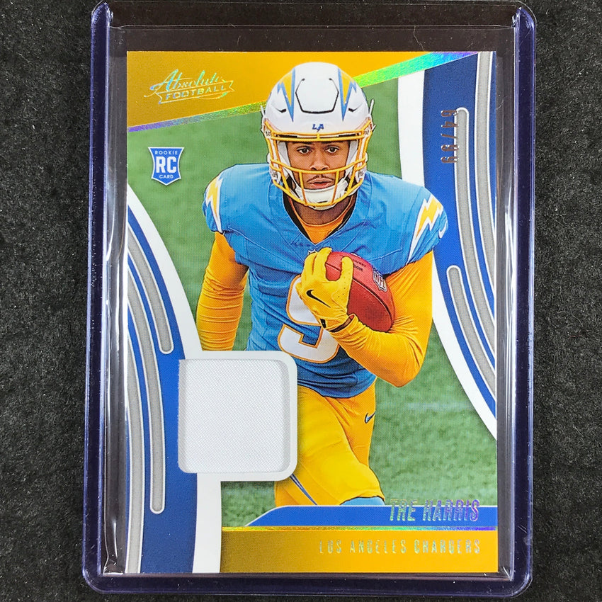 2025 Absolute Football TRE HARRIS Absolute Rookie Materials Patch Gold 64/99