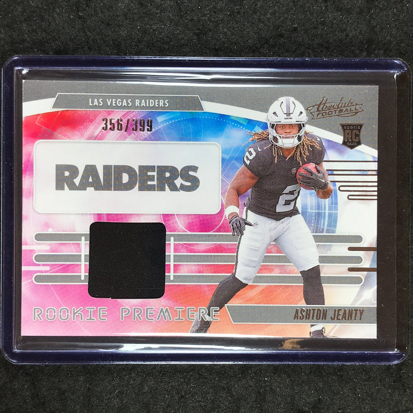 2025 Absolute Football ASHTON JEANTY Rookie Premiere Materials Jersey 356/399