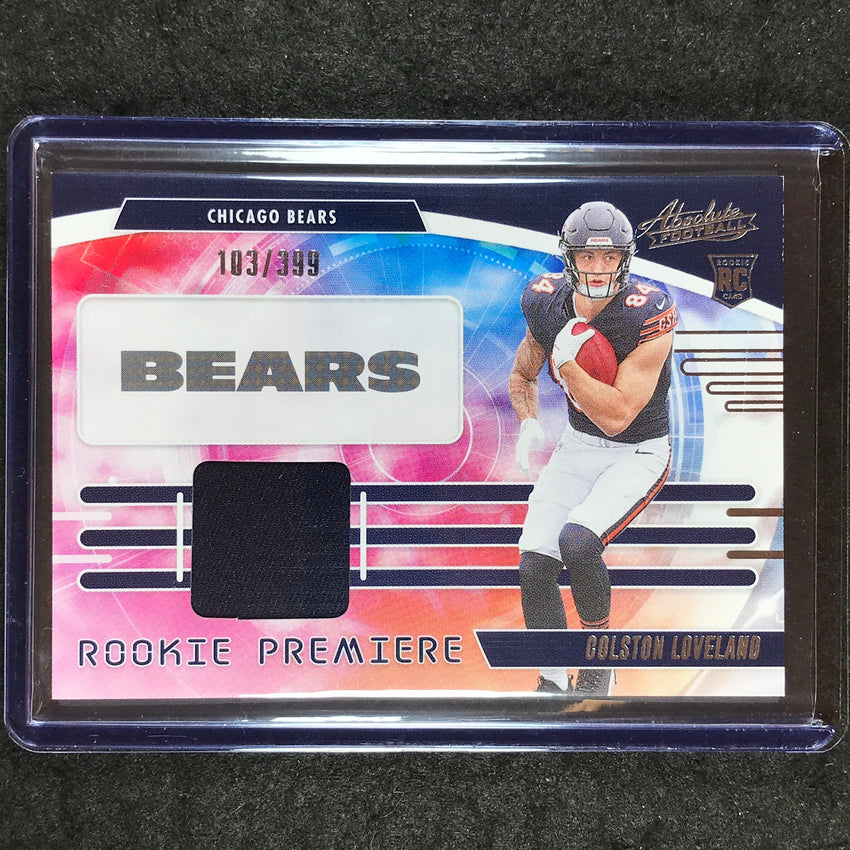 2025 Absolute Football COLSTON LOVELAND Rookie Premiere Materials Jersey 103/399