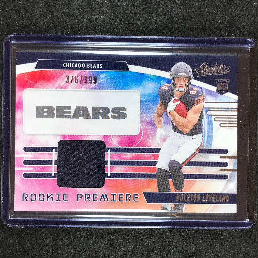 2025 Absolute Football COLSTON LOVELAND Rookie Premiere Materials Jersey 376/399
