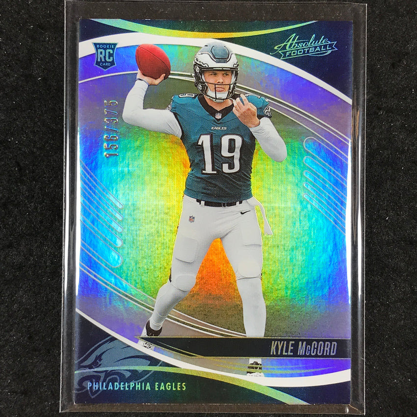 2025 Absolute Football KYLE MCCORD Rookie Base Silver Spectrum /375 #151