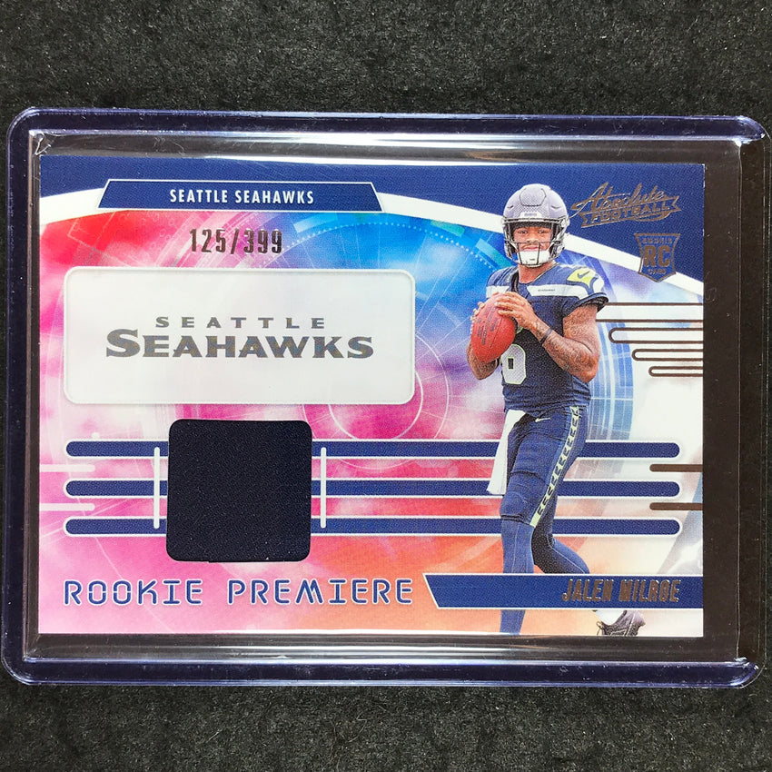 2025 Absolute Football JALEN MILROE Rookie Premiere Materials Jersey 125/399