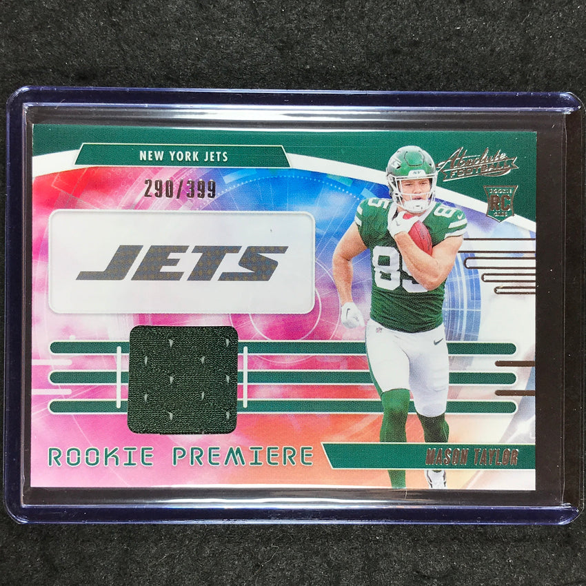 2025 Absolute Football MASON TAYLOR Rookie Premiere Materials Jersey 290/399