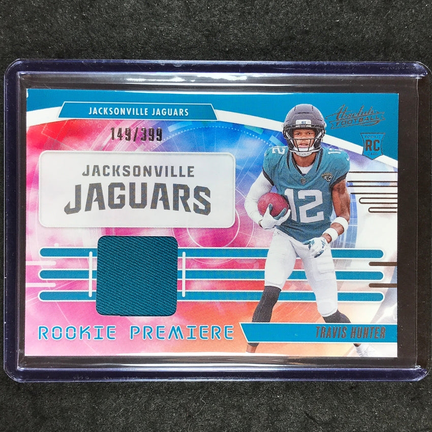 2025 Absolute Football TRAVIS HUNTER Rookie Premiere Materials Jersey 149/399