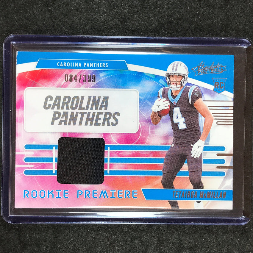 2025 Absolute Football TETAIROA MCMILLAN Rookie Premiere Materials Jersey 84/399